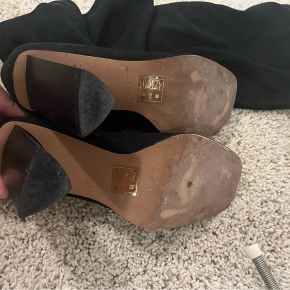 Over the Knee sock Heeled boots - Picture 3 of 3